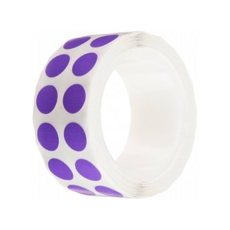 Diversified Biotech Tough-Spots, 1/2" Dia, Lavender, 1000/pk, 1000PK 247129L